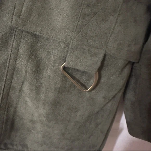 Ivy Jane Faux Suede Jacket sz XL - Picture 6 of 15